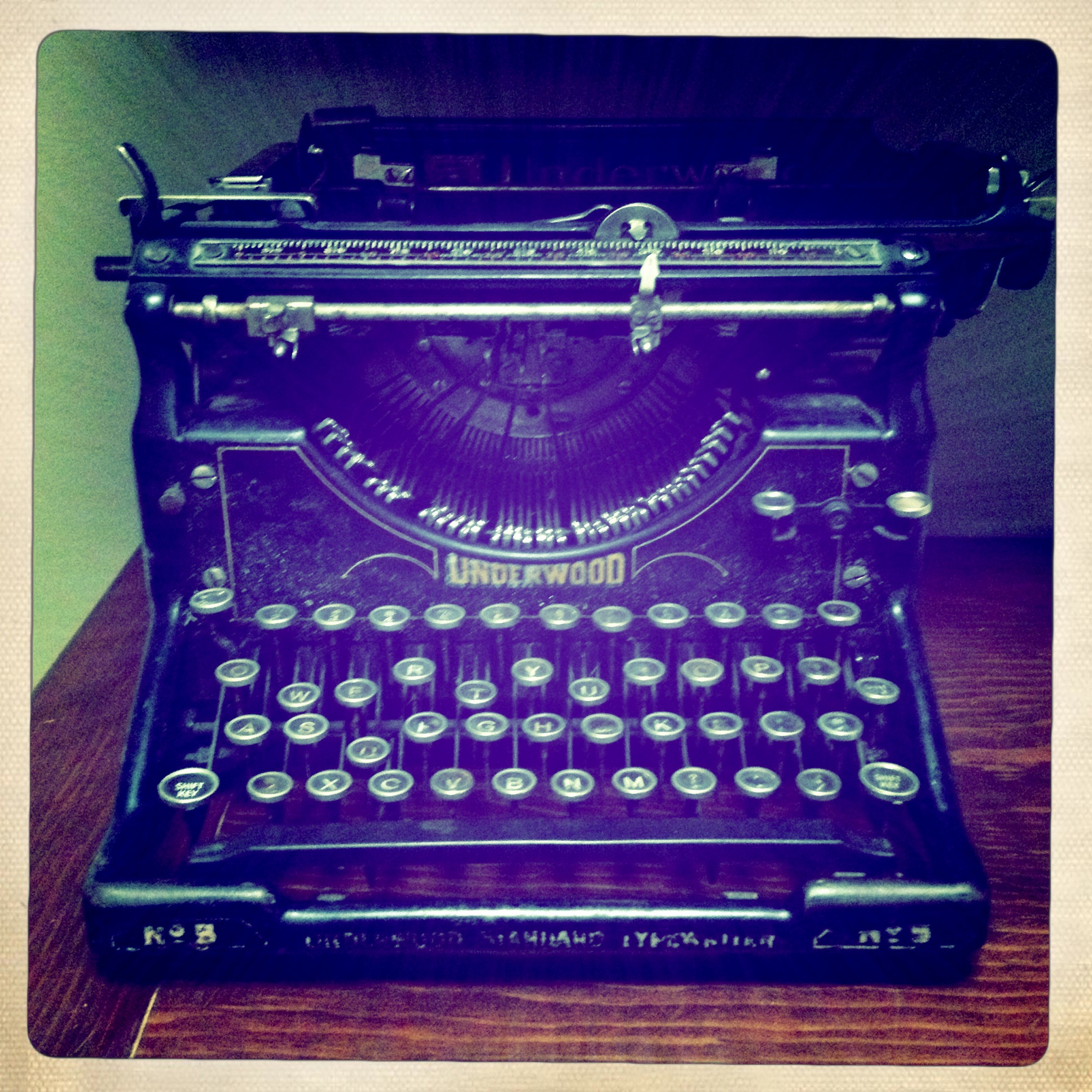 underwood typewriter typeface